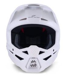 Κράνος μοτοκρός ALPINESTARS SM3 ΛΕΥΚΟ-ΓΥΑΛΙΣΤΕΡΟ