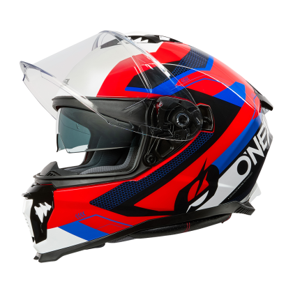 Каска O'NEAL CHALLENGER EXO BLACK/WHITE/RED/BLUE V.25