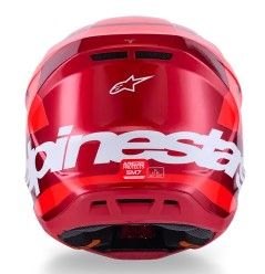 Motocross helmet ALPINESTARS SM7 CORE RED-GLOSS