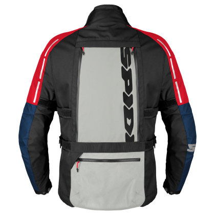 Geacă motocicletă textilă bărbați SPIDI 4 SEASON V3 BLUE/ICE/RED