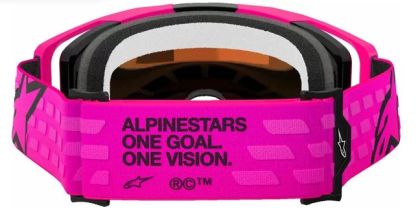 Motocross Goggles ALPINESTARS VISION 8 CORP PINK MIRROR-RED