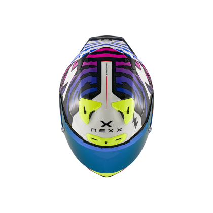 Helmet NEXX X.R3R ZIGER PURPLE/BLUE