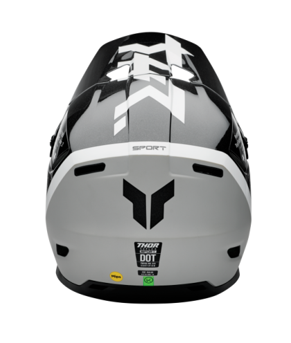 Casca Motocross THOR REFLEX SPORT RIOT BLACK/WHITE MIPS