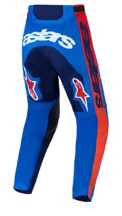 Pantaloni motocross ALPINESTARS RACER HUNT ALBASTRU/ROȘU