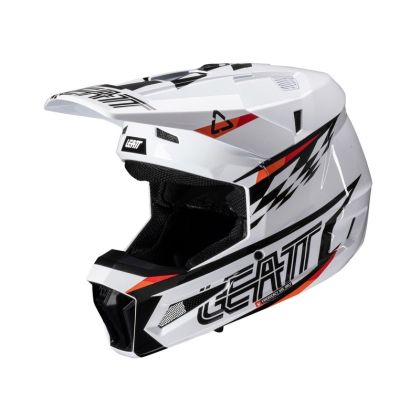 Παιδικό κράνος motocross LEATT Kit Moto 3.5-Λευκό V25