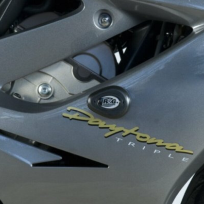 Crash pads R&G RACING Aero Crash Protectors Black Triumph Daytona 675 06-12 / R 11-12