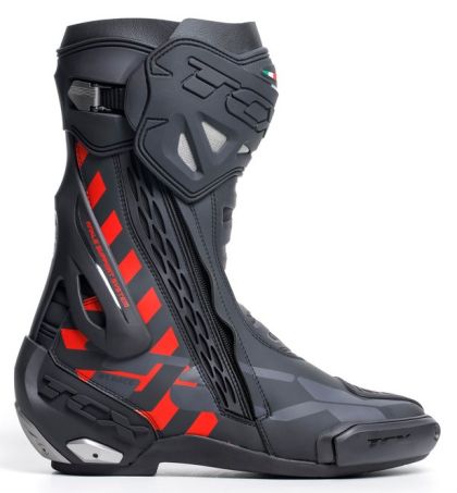 Ghete TCX RT-Race Negre/Roșii