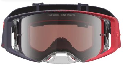 Motocross goggles ALPINESTARS SUPERTECH HITEN BLK RED MIR MIRROR-SILVER