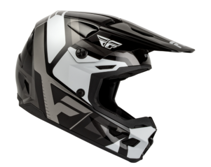 Детска мотокрос каска FLY RACING Kinetic Scrap Black/White/Grey