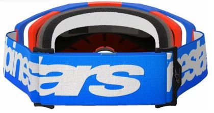 Motocross Goggles ALPINESTARS VISION 8 WORDMARK BL/ORG MIRROR-RED
