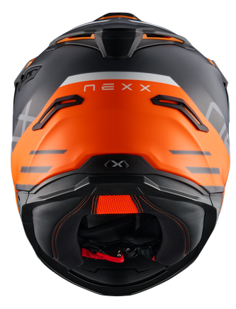 Casca de aventura NEXX Y.TRAVL QUEST ORANGE MATT