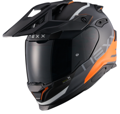 Casca de aventura NEXX Y.TRAVL QUEST ORANGE MATT