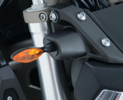 Адаптер за мигачи R&G RACING Front Indicator Adapters Black Yamaha