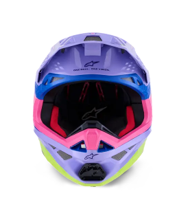 Motocross Helmet ALPINESTARS S-M10 JETT PURPLE/PINK