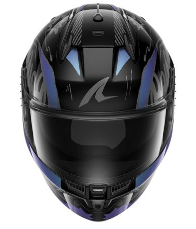 Каска SHARK D-SKWAL 3 STREETRUSH BLACK/BLUE/PURPLE