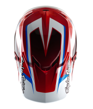 Κράνος Motocross TROY LEE DESIGNS GP Shutter - Κόκκινο/Λευκό