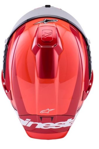 Каска ALPINESTARS Supertech R10 Arius Black/White/Duo Red