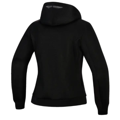 Γυναικεία μπλούζα φούτερ ALPINESTARS STELLA 4W ΧΡΩΜΙΟ SUPERAIR ΜΑΥΡΟ/CPR