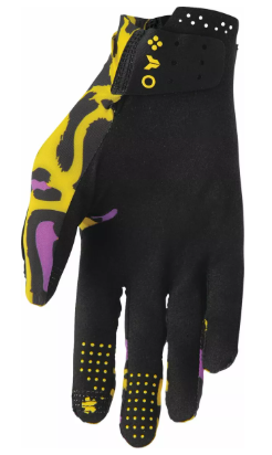 Γάντια Motocross THOR SPORTMODE CHEETAH ΚΙΤΡΙΝΑ/ΜΩΒ