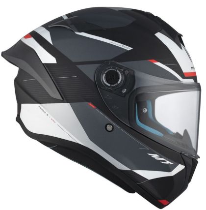 Helmet MT TARGO S KAY B2 MATT BLACK/WHITE/RED