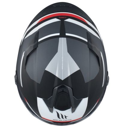 Helmet MT TARGO S KAY B2 MATT BLACK/WHITE/RED