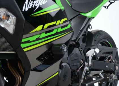Protecții de protecție R&G RACING Aero Crash Protectors Negre Kawasaki Ninja 400