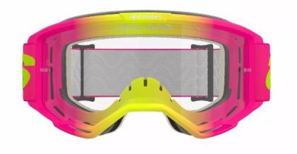 Motocross Goggles ALPINESTARS VISION 5 WORDMARK PINK/YLW CLEAR