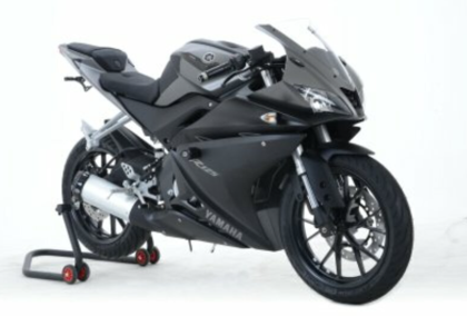 Crash plugs R&G RACING Aero Crash Protectors Black Yamaha YZF-R125 15-18
