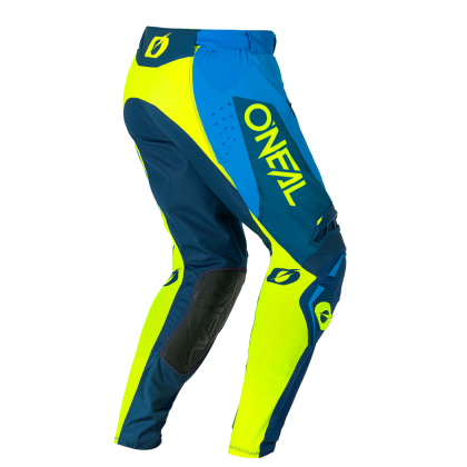 Motocross Breeches O'NEAL PRODIGY FIVE FIVE BLUE/NEON YELLOW
