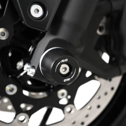 Προστατευτικά πιρουνιού R&G RACING για Suzuki GSX-8, τάπες πρόσκρουσης άξονα