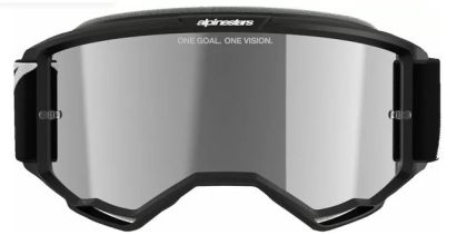 Motocross Goggles ALPINESTARS VISION 5 CORP BLK MIRROR-SIL