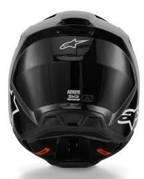 Κράνος μοτοκρός ALPINESTARS SM3 ΜΑΥΡΟ-ΓΥΑΛΙΣΤΕΡΟ