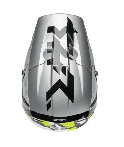 Casca motocross THOR REFLEX SPORT RIOT GREY/ACID MIPS