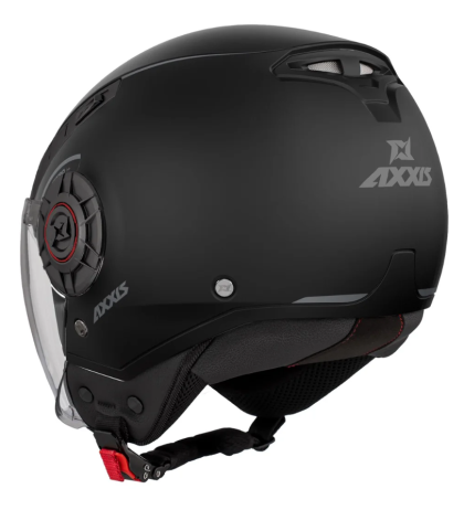 КАСКА ЗА СКУТЕР METRO S SOLID V2 A1 BLACK МАТТ