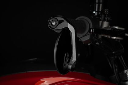 Handlebar mirror MOON BAREND-MIRROR ROUND M12 S GILLES M04-05-BD