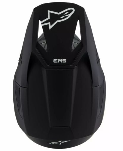 Детска мотокрос каска ALPINESTARS SM3 SOLID BLACK