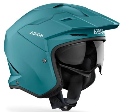 Casca scuter AIROH Kombakt Petrol Green Mat