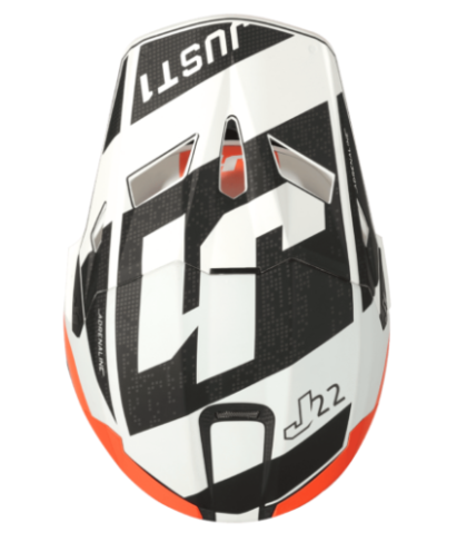 Mотокрос каска Just1 J-22 C Adrenaline Orange/Carbon Matt