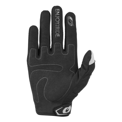Motocross gloves O'NEAL ELEMENT RACEWEAR BLACK/GRAY V.24