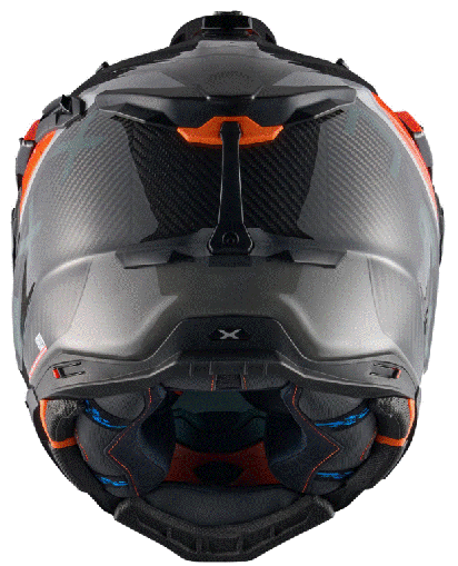Casca de aventura NEXX X.WED3 FURKA ORANGE/GRI