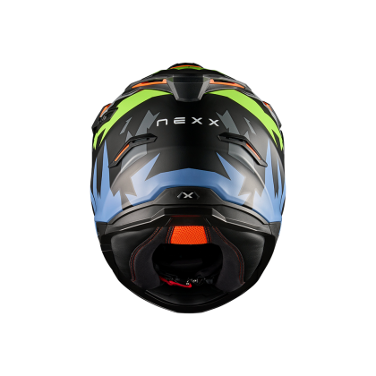 Cască de aventură NEXX Y.TRAVL PRIMAL NEON BLACK MATT