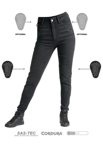 Дамски мото дънки PANDO MOTO KUSARI COR 01 - Skinny-Fit Cordura®