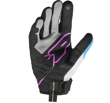 Mănuși moto damă SPIDI FLASH-R EVO Negru/Fucsia