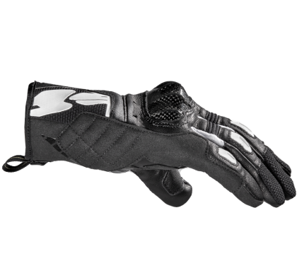 Mănuși moto damă SPIDI G-CARBON Negru/Alb