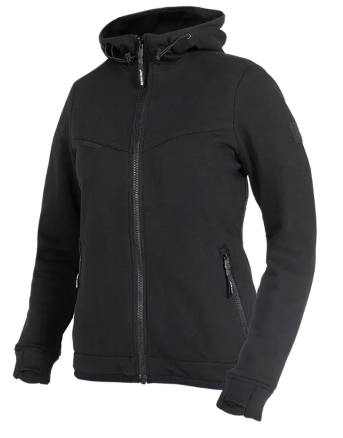 Geacă textilă pentru femei JOHN DOE HOOD XTM V3 RIP STOP SOFTSHELL NEGRU