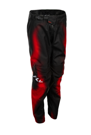 FLY RACING Kinetic Torch children's motocross breeches - Black/Red/White