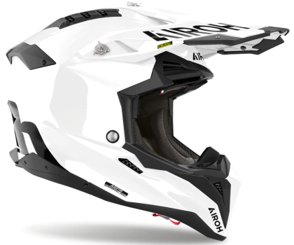 Helmet AIROH AVIATOR 3 WHITE GLOSS
