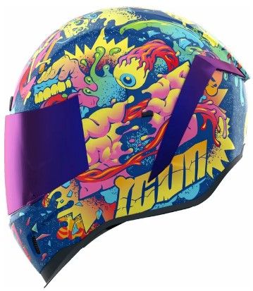 ICON Airform™ Scatterbrain MIPS® Purple/Multi Helmet