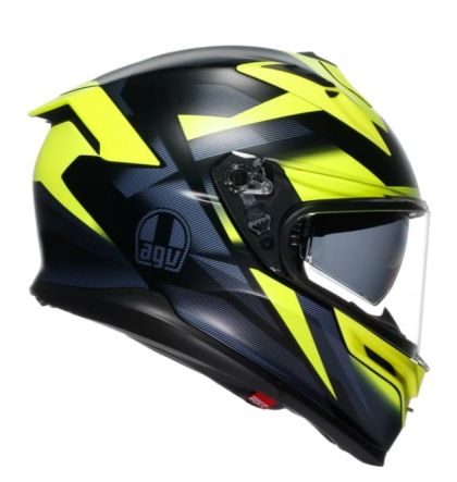 Cască K7 MPLK GLIMPSE NEGRU MAT/GALBEN FLUO
