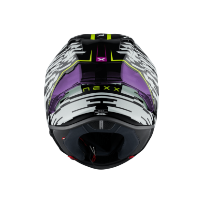 NEXX X.R3R GLITCH RACER WHITE/NEON Helmet